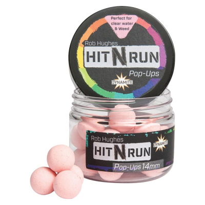 Плавающие бойлы Dynamite Baits Hit N Run Pop-Up Wafter Pastel Pink 14 мм. (DY1267)