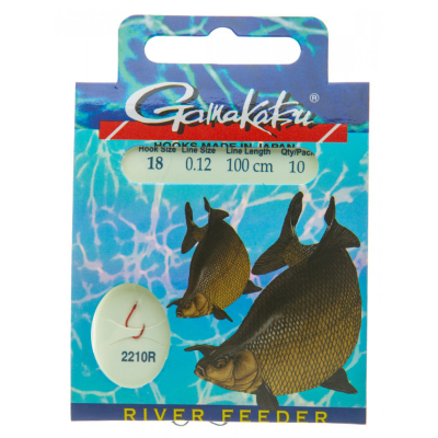 Крючок Gamakatsu BKS-2210R Bream Feeder 75cm CMP №10 d0.18