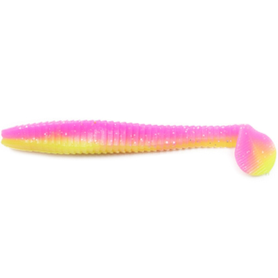 Силиконовая приманка Yaman Flatter Shad 5" цвет #24 - Gum (уп. 4 шт.)