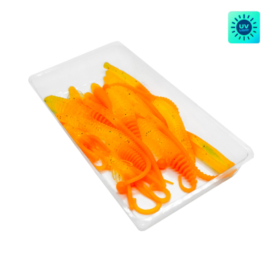 Силиконовые приманки Chuper Trout Mix 2.5 Jele+Orange UV