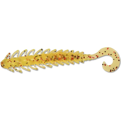 Силиконовая приманка Forsage Minnow twister 3.4" 8.5 см #010 Pumpkin black red (10шт)