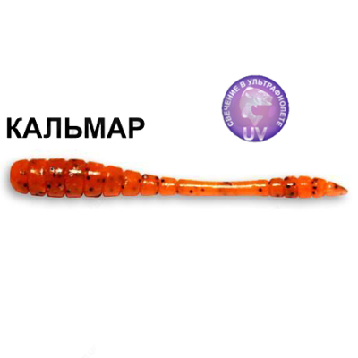 Силиконовая приманка Crazy Fish Tipsy 9-50-18-6 кальмар цв. carrot (морковь)