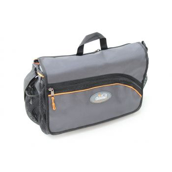 Сумка рыболовная "Следопыт" Street Fishing Bag, 30х38х16 см, цв. серый