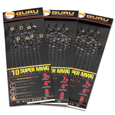 Поводок готовый Guru SMWG Bait Band 4&quot; №12 0,19мм (GRR152)