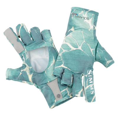 Перчатки SIMMS Solarflex SunGlove River Rapids Island Green M