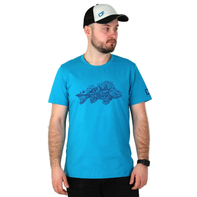 Футболка CF Relict Perch, голубая 2XL