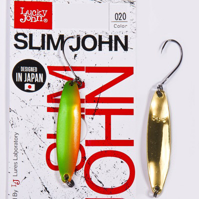 Блесна колеблющаяся Lucky John Slim John 37мм 2.5гр. цв. 020