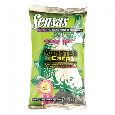 Прикормка Sensas Crazy Bait MONSTER CARP 1кг