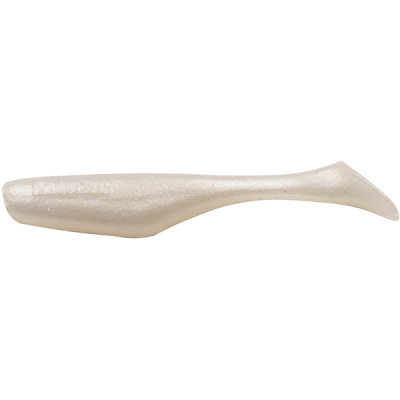 Силиконовая приманка Yaman Greedy Shad 5,5" цвет #28 - Pearl (уп. 4 шт.)