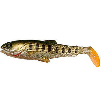 Приманка Savage Gear Craft Cannibal Paddletail 105 Paddletail цв. Olive Pearl Silver Smolt