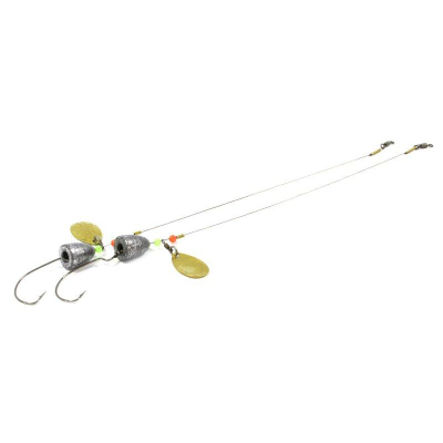 Оснастка Zettech "Вездеход-Титан", пуля 14гр, 20см, лепесток-латунь, в уп. 2шт (ZTTCH-Vzdtt-14g-20cm-2pcs)