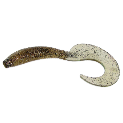 Силиконовая приманка Milmax Головастик 2.5" цв. 007 арбуз золотые точки (glow)