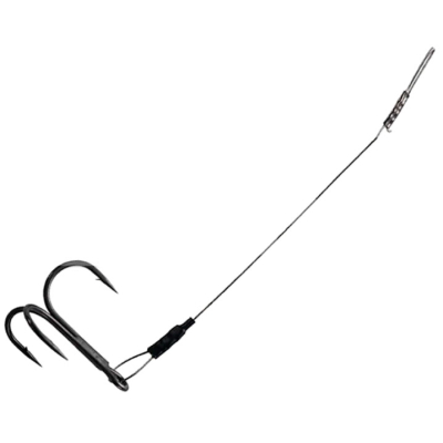 Оснастка стингер BKK Spear Stinger HD-7X7 Wire (Pike - 14cm, 46.5kg, 0.9mm) (A-EU-0673) - 2/0# (2шт)