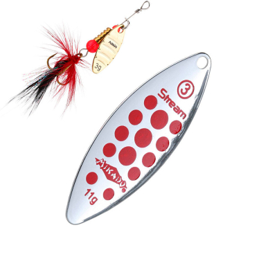 Блесна вращающаяся Mikado Stream №4 - серебро/10