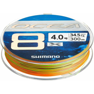Шнур PE Shimano Ocea 8 LD-A71S 10M*5C 300m #12 173LB
