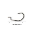 Офсетный крючок Varivas Nogales Inch Hook Large