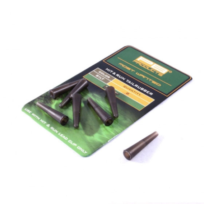 Конус для клипсы PB Product Hit&Run Tailrubbers Leadclip Silt  8шт 22152