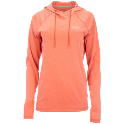 Термофутболка Simms Women's Solarflex Hoody, Smoked Salmon Heather, XS