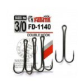 Двойной крючок Fanatik FD-1140 № 3/0 (в уп.шт. 3)