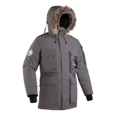 Куртка пуховая Bask Yamal цв. Серый Тмн размер 56