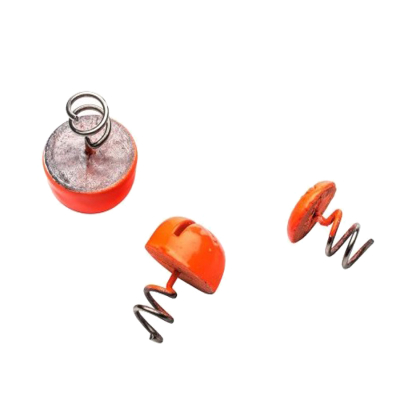 Кнопка-огрузка Svartzonker Screw-in Dots d13,8 9,5 g Fl.Orange Lead - 3 штуки