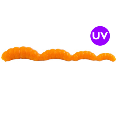 Мягкая приманка Milmax "Личинка" плавающая, сыр № 002 orange(оранж)(uv)