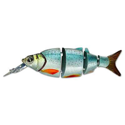 Воблер Izumi Shad Alive 5 section white fish 105 SD Floating цв. 1