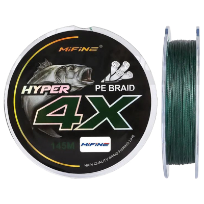 Плетёный шнур Mifine Hyper 4X 145m (50018-10)