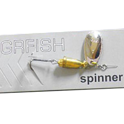 Блесна вращающаяся Grfish Vibration Spinner #4  9g, серебро