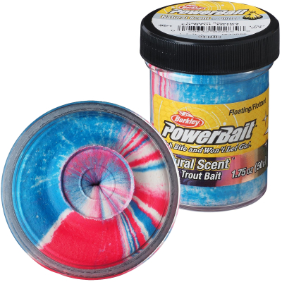 Паста форелевая чеснок красно сине белая Berkley EU GARLIC CPT AMERICA GLITTER (1633596)