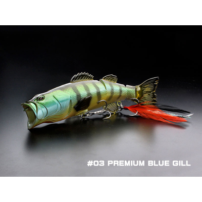 Воблер Little Jack Ikaku Premium 114mm цв. #03 blue gill