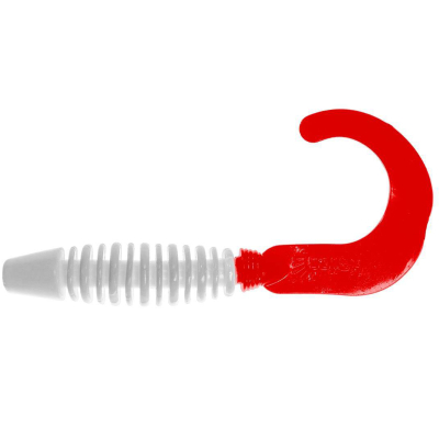 Силиконовая приманка Helios Din 3,11"/7,9см White RT 6шт. (HS-33/1-003)