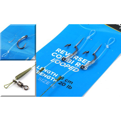 Оснастка волосяная Nautilus Reversed Combi Rig 18см 20lb #6