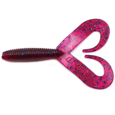 Силиконовая приманка Yaman Pro Loop-Two 2" цвет #04 - Grape (уп.10 шт)