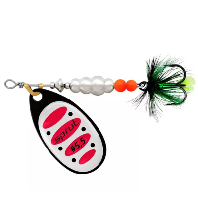 Блесна вращающаяся Sprut Alba Ball System Spinner #5,5 (24g/BKSR)