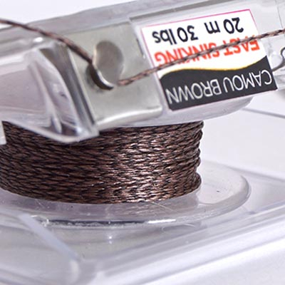 Поводковый материал Nautilus Silky Soft Fast Sinking 30lb 10м Camou Brown