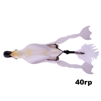 Приманка Savagear 3D Hollow Duckling Weedless L 10cm 40g 04-White 57655