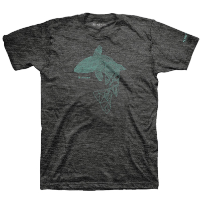 Футболка Simms Prism Trout T-Shirt, Charcoal Heather, M
