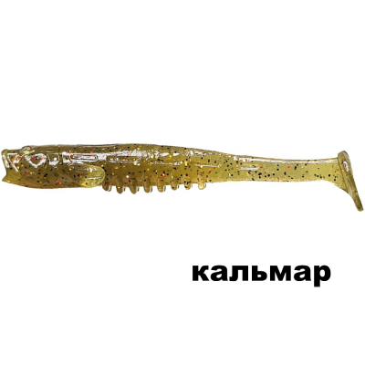 Силиконовая приманка Crazy Fish Nano Minnow 3.5" 54-90-1-6 кальмар цв. olive (оливка)