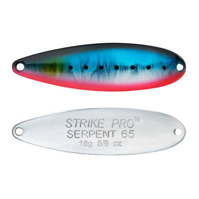 Блесна колеблющаяся Strike Pro Serpent Double 75M, 75 мм, 18 гр (ST-010BD#A234-SBO-LU)