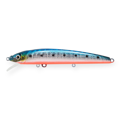 Воблер Strike Pro Alpha Minnow 95 плавающий 9,5см 9гр Загл. 0,6м -1,6м EG-034F #A234-SBO-LU