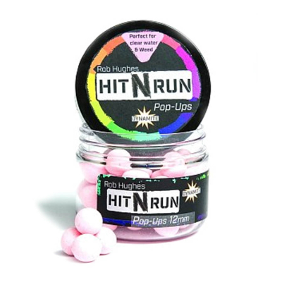 Плавающие бойлы Dynamite Baits Hit N Run PASTEL PINK 12 мм. (DY1273)