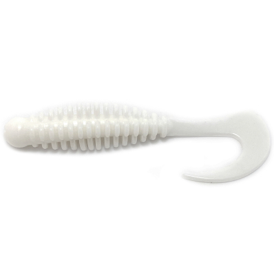 Силиконовая приманка Boroda Baits Phantom 110 mm "БЕЛАЯ СМЕРТЬ" (White Death)