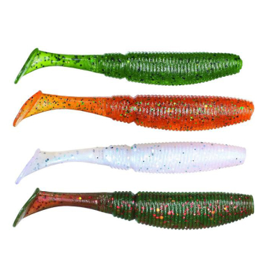 Набор мягких приманкок Sakura Stil Shad 85 - 3.3" - 020+044+029+043+040 (MIX) 