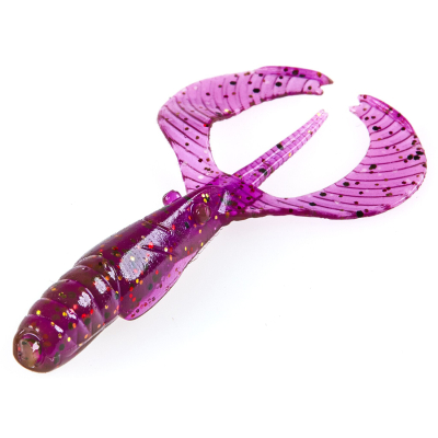Силиконовые приманки Lucky John Pro Series Curly Shrimp 3" цвет S13 10шт.