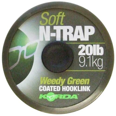 Поводковый материал Korda N Trap Soft Weedy Green 30lb KNT03