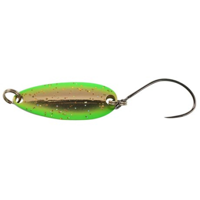 Блесна колеблющаяся Jackall Quattro Spoon 2.4g цв. Yonesty Lime