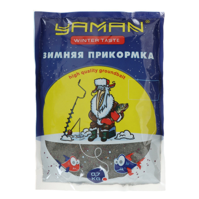 Прикормка Yaman Winter Taste Лещ зимняя увлажненная (бисквит), цв. чёрный, 700 гр.