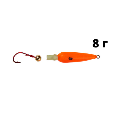 Приманка Higashi Burakuri Fluo orange #12 вес 8гр