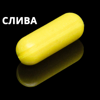 Силиконовая приманка Soorex Pro Barrel 27x9mm цв. #103 Yellow Plum 9pcs